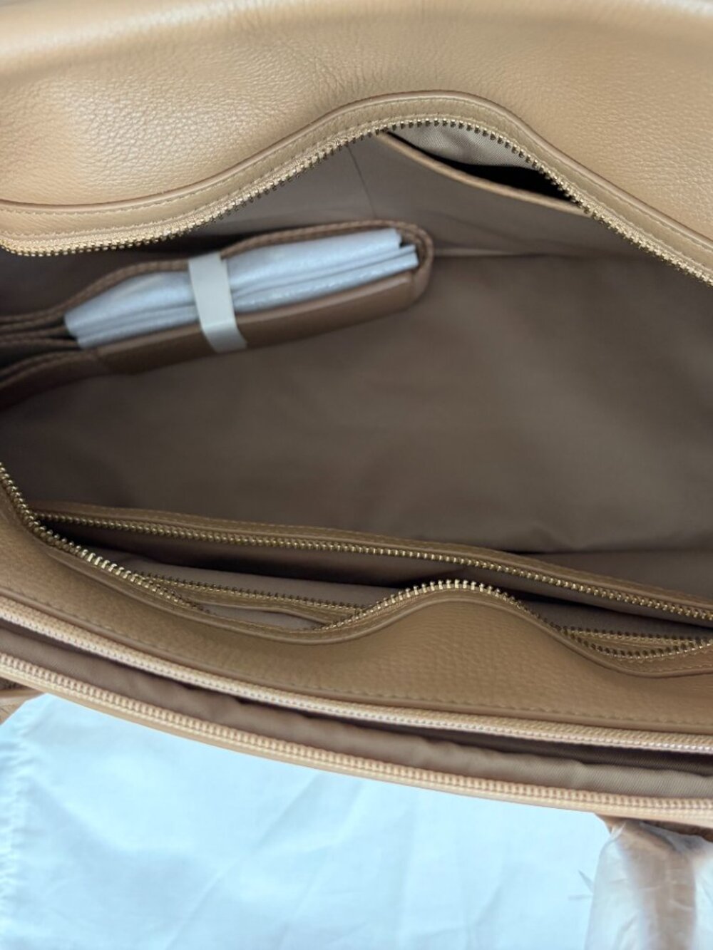 Leatherology Harwood Weekender in Camel Leather Grain Unisex NIB MSRP $435 - Picture 7 of 10